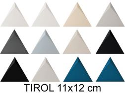 TIROL 11X12 cm - Wall tile, Hexagonal, 3D relief