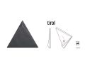 TIROL 11X12 cm - Wall tile, Hexagonal, 3D relief