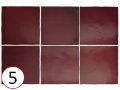 MAGMA 13X13 cm - Wall tiles, contemporary zellige style