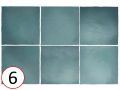 MAGMA 13X13 cm - Wall tiles, contemporary zellige style