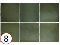 MAGMA 13X13 cm - Wall tiles, contemporary zellige style