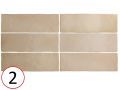 MAGMA 6,5x20 cm - Wall tiles, contemporary zellige style