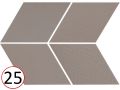 RHOMBUS 15x2 , 14x24 cm - Wall and floor tiles, geometric diamond shape