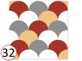 Marivent Naranja 15x15 cm - Tiles, cement tile look