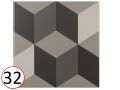 Lahore Grey 15x15 cm - Tiles, cement tile look
