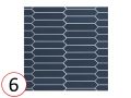 ARROW 5x25 cm - Wall tile, hexagonal elongated