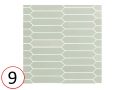 ARROW 5x25 cm - Wall tile, hexagonal elongated