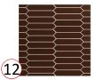 ARROW 5x25 cm - Wall tile, hexagonal elongated