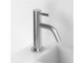 Cold water tap, brushed stainless steel, for washbasin - FREDDO TWO