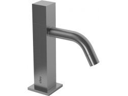 Cold water tap, brushed stainless steel, for washbasin - FREDDO FIVE