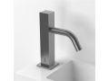 Cold water tap, brushed stainless steel, for washbasin - FREDDO FIVE