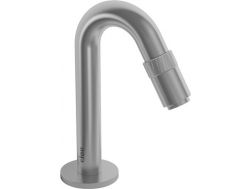 Cold water tap, brushed stainless steel, for washbasin - FREDDO NINE