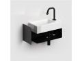 Taps, for washbasin, cold water, black color - KALDUR