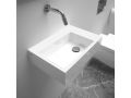 Cold water tap, wall mounting, for hand basin, chrome-plated - KALDUR