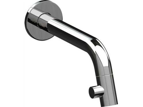 Cold water tap, wall mounting, for hand basin, chrome-plated - KALDUR