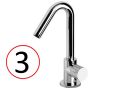 Taps, for washbasins, cold water