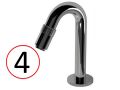 Taps, for washbasins, cold water