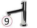 Taps, for washbasins, cold water