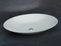 Countertop washbasin, 58 x 42 cm, in Solid Surface resin - ECLIPSE