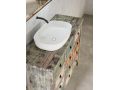 Countertop washbasin, 48 x 32 cm, in Solid Surface resin - ZLGC12