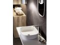 Countertop washbasin, 58 x 38 cm, in Solid Surface resin - ZLGC13