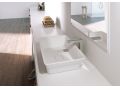 Countertop washbasin, 58 x 38 cm, in Solid Surface resin - ZLGC14