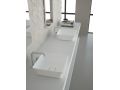 Countertop washbasin, 38 x 38 cm, in Solid Surface resin - ZLGC15