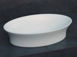 Countertop washbasin, 58 x 38 cm, in Solid Surface resin - ZLGC17