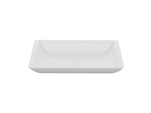 Countertop washbasin,  60 x 35 cm, in Solid Surface resin - TAIMIR 60