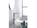 Designer washbasin tap, mixer, height 156 and 269 mm - LOGRONO chrome