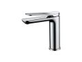 Designer washbasin tap, mixer, height 156 and 269 mm - LOGRONO chrome