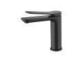 Matte black washbasin tap, mixer, height 156 and 269 mm - LOGRONO NOIR