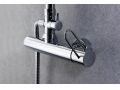 Design Shower column, Mixer Tap, Round  20 cm - BADAJOZ CHROME