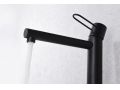 Matte black washbasin tap, mixer, height 168 and 303 mm - BADAJOZ BLACK