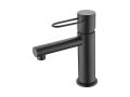 Matte black washbasin tap, mixer, height 168 and 303 mm - BADAJOZ BLACK