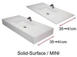 Small washbasin, 50 x 40 cm, in Solid Surface - MINI