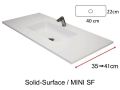 Small washbasin, 50 x 40 cm, in Solid Surface - MINI