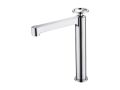 Designer washbasin tap, mixer, height 184 and 273 mm - SALAMANQUE CHROME