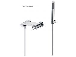 Shower wallbar, Single-lever mixer tap - SALAMANQUE CHROME