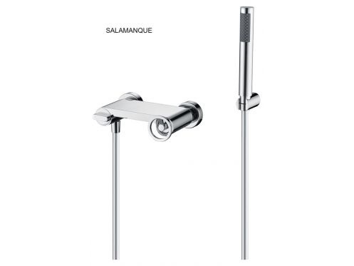 Shower wallbar, Single-lever mixer tap - SALAMANQUE CHROME