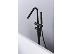 Standing tap for bathtub, mixer - ALMERIA BLACK