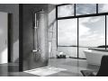 Shower column, mixer, cube style - ALCOBENDAS CHROME