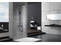 Shower column, mixer, cube style - ALCOBENDAS BLACK