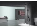 Shower column, mixer, cube style - ALCOBENDAS ORO ROSA