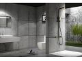 Shower column, mixer, cube style - ALCOBENDAS GOLD