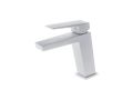 Washbasin tap, mixer, straight / square style, height 165 or 291 mm - ORIHUELA WHITE