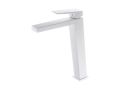 Washbasin tap, mixer, straight / square style, height 165 or 291 mm - ORIHUELA WHITE