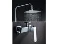 Shower column, Mixer Tap, Right Style / Square - ORIHUELA CHROME