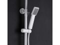 Shower column, Mixer Tap, Right Style / Square - ORIHUELA WHITE