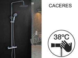 Shower column, thermostatic - CACERES CHROME